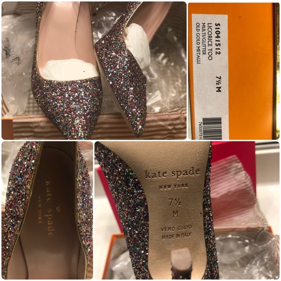Licorice Too Multi-Colored Glitter Pump
Kate Spade - Picture 7 of 8